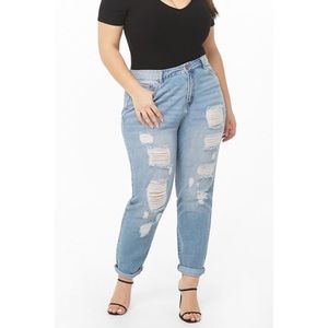 Plus Size Boyfriend Jeans